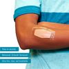 Nexcare Waterproof Clear Bandages, Germproof, Assorted Sizes, 20 Count (Pack of 4)