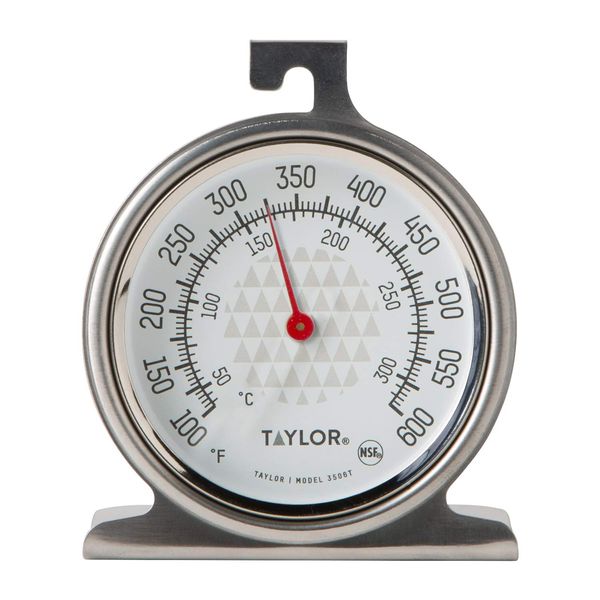 Taylor Large 2.5 Inch Dial Kitchen Cooking Oven Thermometer, Analog