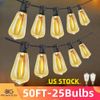 ST38 LED String Lights Edison Bulb String Christmas Decor Lamp Yard Patio Garden