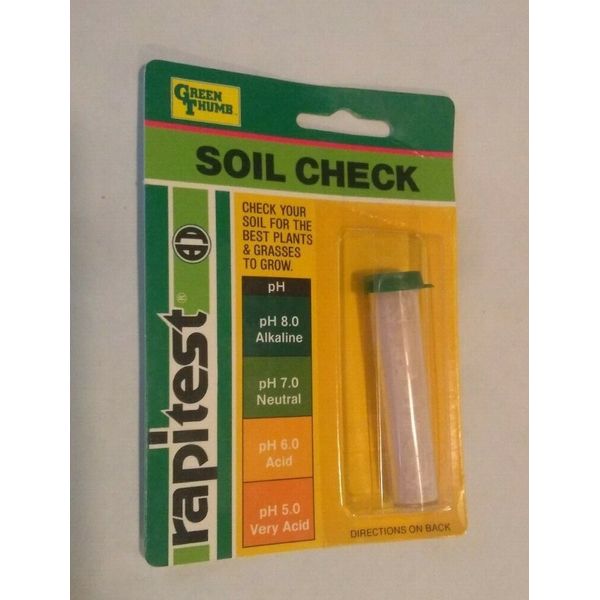(Set of 2) PH Soil Test Kit, Green Thumb, Rapitest