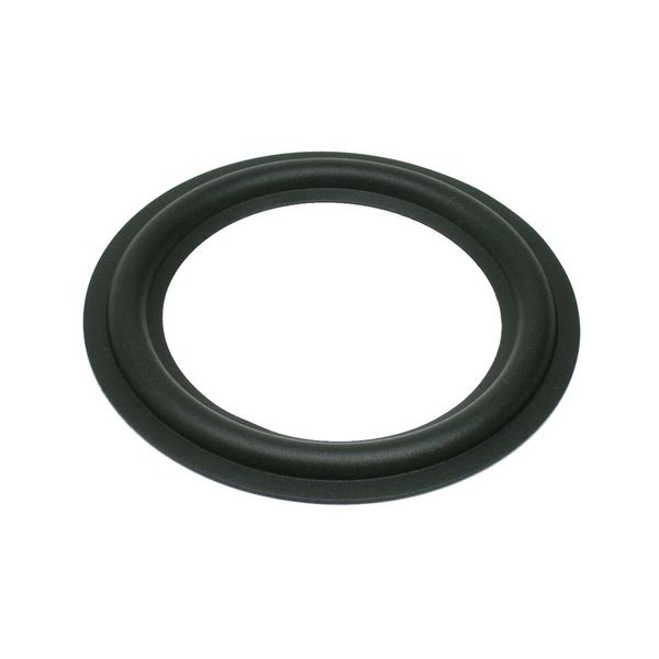 RS-7A: 7" Rubber Surround, 6.75" OD, 4.625" ID, Black, Angle Attach