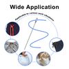 Quick & Easy Drawstring Threader Tool, Drawstring Tool Easy Pull Threading Drawstring Sew Replacement Needle for Jackets Hoodie String Swim Trunks Pants Sweatpants Shorts