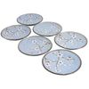 Happy Sales Sauce Dish Coaster Cherry Blossom Round 6 pc
