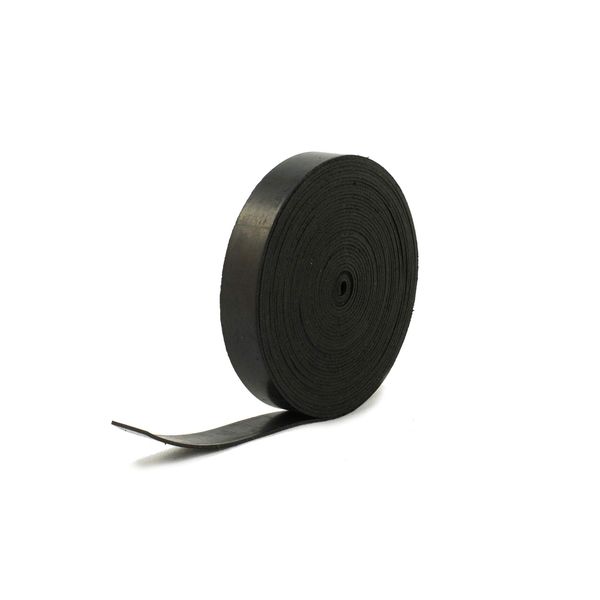 Solid Neoprene Black Rubber Strip 15mm Wide x 2mm Thick x 5m Long