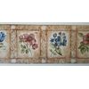 Decorative Flowers Scroll Leaves Wallpaper Border by Parkview Wallcoverings