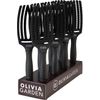 Olivia Garden Set Fingerbrush Double Medium Full Black