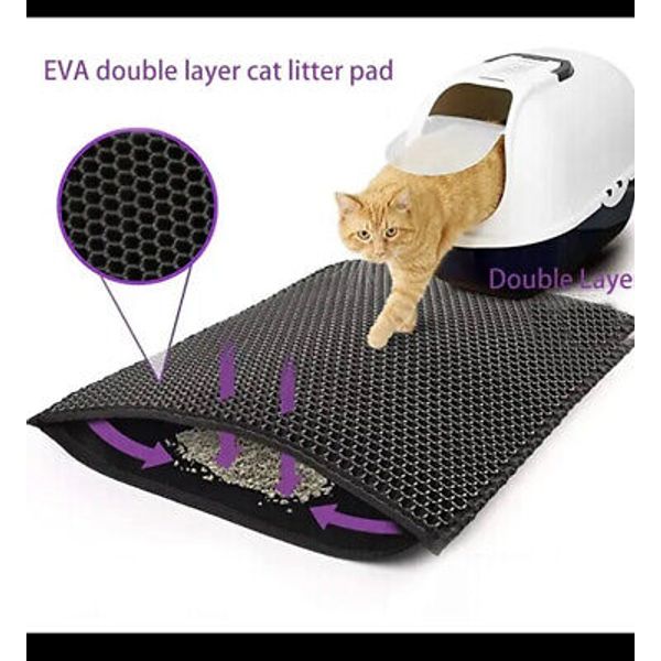 Waterproof Pet Cat Litter Mat Double Layer Pet Litter