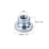 sourcing map Knurled Thumb Nuts, 5Pcs M10x1.5mm Iron Round Knobs Fasteners for 3D Printer Parts, Silver Tone