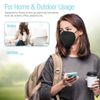 SUNCOO Protective KN95 Face Mask - 20 Pack, 5 Layers Cup Dust Filter - Black