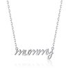 Philip Jones Silver Plated Mummy Necklace