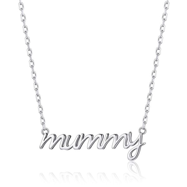 Philip Jones Silver Plated Mummy Necklace