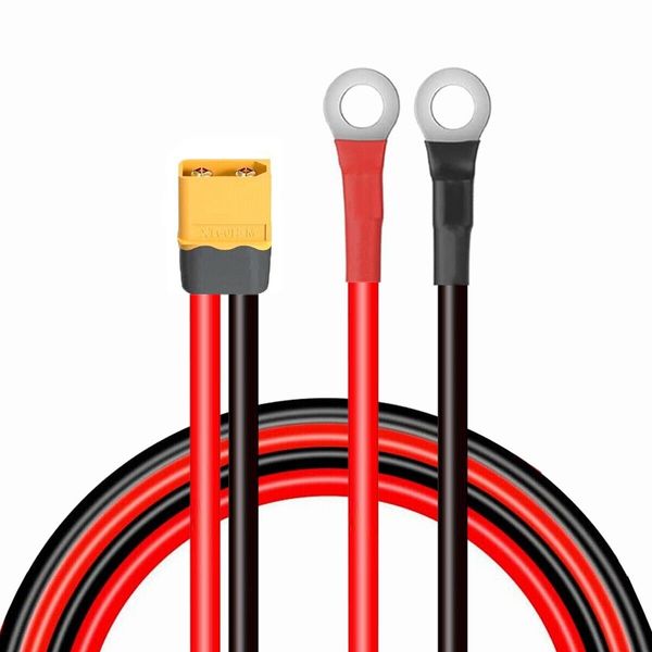 13'' 10AWG XT60 Male to O Ring Terminal Cable Connector DC Power Battery Cable