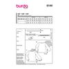 Burda Style Misses' Straight Fit Top, Code 6144 Sewing Pattern Kit, Sizes 8-18, Multicolor