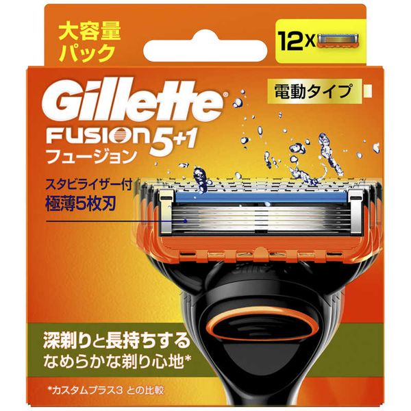 <br>Gillette (Gillette) Fusion Power Spare Blades 12 pieces