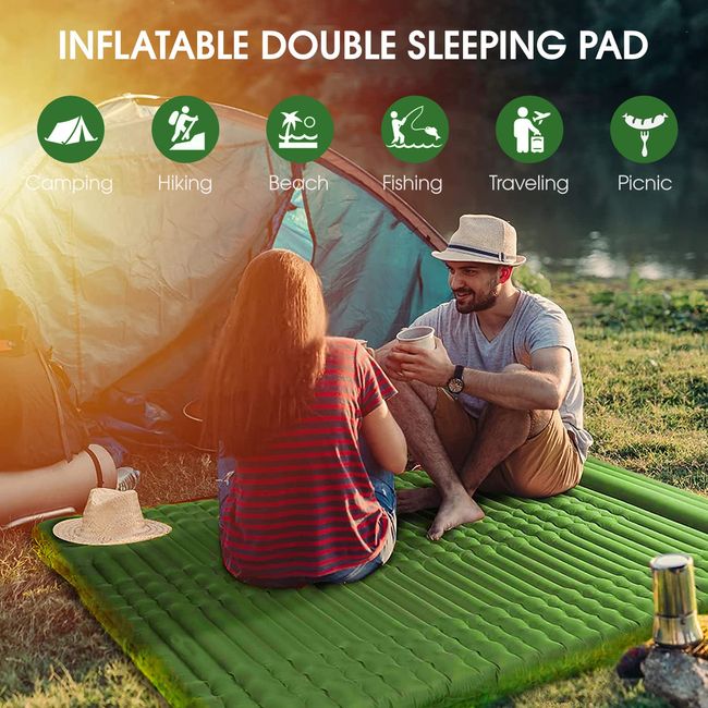 Air Sleeping Pad (Built-in Pillow)