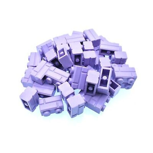 TCM BRICKS Lavender  1X2 Brick Masonry Profile X100 Compatible Parts