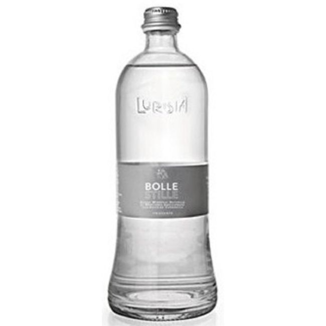 Lurisia Alu Bolle (Sparkling) Natural Spring Mineral Water, 25 fl oz (12 Glass Bottles)