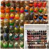 New brothread 100pcs Thread Spool Huggers/Spool Savers - Prevent Thread Tails from Unwinding - No Loose Ends for Sewing and Embroidery Machine Thread Spools