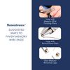 Beadalon Wire, Stainless Steel, Bright, Ring, Small