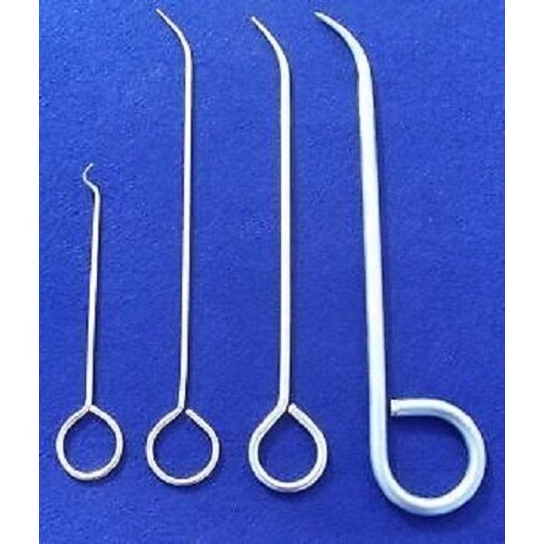 HYDRAULIC CYLINDER ROD SEAL O RING REMOVAL TOOL KIT 4 PIECE SET