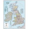 National Geographic Maps: British Isles Wall Map - Compact - 53 x 40 cm - Front Lamination