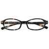 Duke Reading Glasses Women's +3.0 Degree Neo Classic Dew Ultralight Frame with Soft Case Brown Demi GLR-11-8+3.00