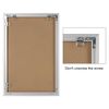11x17 Inch Picture Frames,1PCS, Plexiglass, Silver Aluminum Snap Frame, Front-loading Frame for Wall