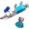 0.001ML Precision Pneumatic Thimble Dispensing Valve Glue Dispenser Valve Blue