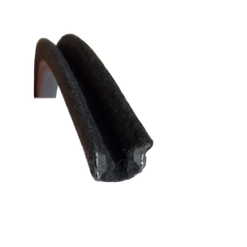 Felt Lined Rubber Sliding Window Channel fits 3-4mm - Price Per Metre ...