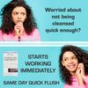 Wellgenix Puriclean Instant Complete Body Cleanser, 1 Fl Oz Fruit Punch, Premium Extra Strength Herbal Cleanse Detox Drink, One Hour Detox Support Supplement (2 Pack)