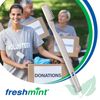FRESHMINT (144 Pack) Individually Wrapped 30 Tuft Soft Nylon Bristle Adult Toothbrush