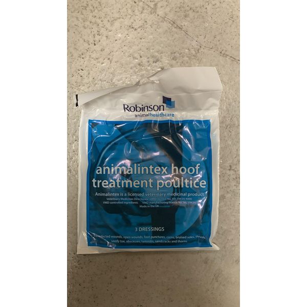 Animalintex Licensed Poultice Hoof Dressing 3 pack