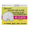 Hair Net Jac-O-Net Handmade No Elastic Regular Size, Medium Brown,1 Net Per Pack [1 Pack]