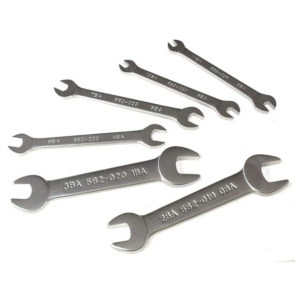 Toolzone NICE QUALITY 6PC BA OPEN ENDED SPANNER SET