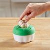 Casabella Garlic Keeper, Green/White
