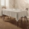 Home Direct Quality Rectangular Fabric Tablecloth 140x180cm 55"x70" Ivory Beige
