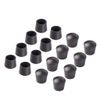 Jocon SF9001 Rubber Leg Tips Shelf End Caps (12mm 16 PCS, Black)