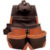 19 Pocket Leather Tool Belt Pouch Multipurpose Pockets Work Organizer Bag Framin