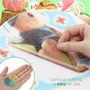 Hianjoo 140 PCS Easter Window Stickers, 9 Sheets Window Decoration Easter Bunny Static Stickers with Easter Eggs, Chicks Window Sticker Decorations Reusable for Easter