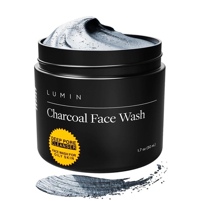 Lumin Charcoal Face Wash Men, Charcoal Cleanser Lumin, Mens Charcoal Face Wash, Men Face Wash Charcoal, Men's Facewash, Face Cleanser Charcoal, Charcol Face Wash, Charcoal Facewash 1.7oz