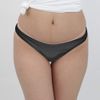 Cotton Simple T-Back L Black with Good Skin