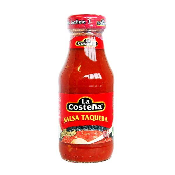 La Costena Salsa Taquera 250g / Mexican Hot Salsa Dipping Sauce, Spicy Red Salsa Sauce