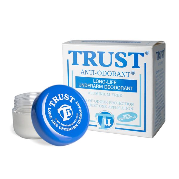 Trust Underarm Deodorant | Long-Lasting Odour Prevention | Effective for 3-6 days | Suitable for any Sports and Physical Activity | Aluminium Free & Contains Natural and Herbal Ingredients