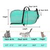 AWOOF Grooming Bag - Adjustable Bathing Bag, Anti Scratch Bite Polyester Soft Durable Mesh Shower Bag for Small Medium Large Cats