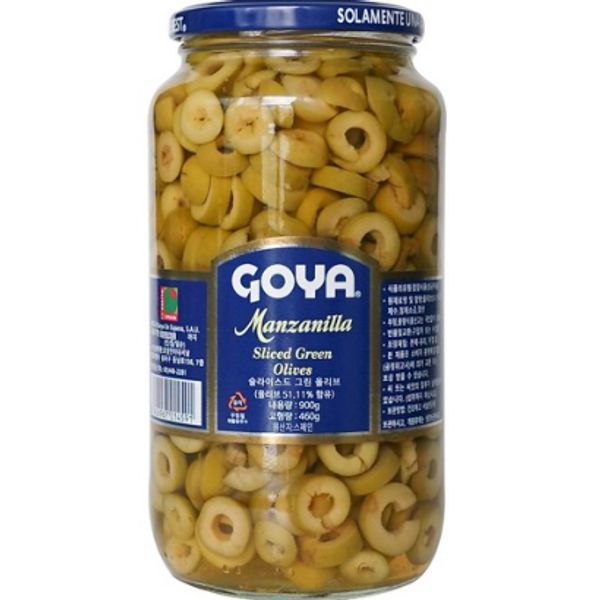 Goya Sliced ​​Green Olives, 1 pc, 900g