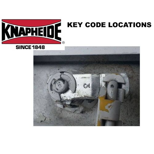 Knapheide 12245858 (Key Code 0009), Replacement Key for Std Service Body Latches