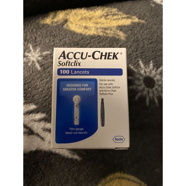 100 Accu-Check Softclix Lancets Exp 04/30/2026 sealed!