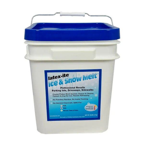 Ice Snow Melt Rock Salt Deicer Driveway Sidewalk Parking Lot Kids Pets Safe 30LB