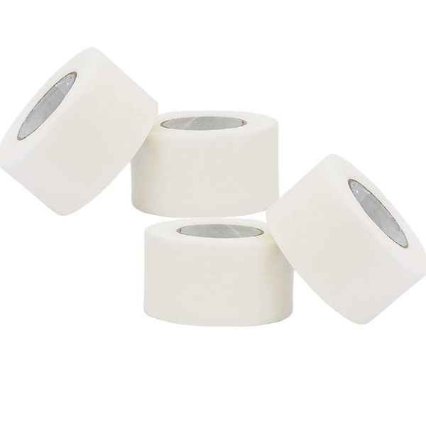 NanaCare Microporous Surgical Tape 2.5cm x 10m | 4 Rolls Micropore Surgical Tape | Medical Tape for Skin, Dressings and Face | First Aid Tape Suitable for Sensitive Skin