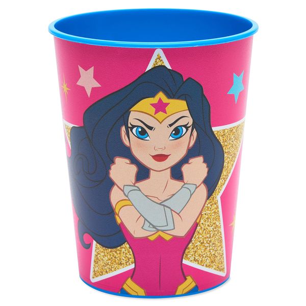 American Greetings Wonder Woman Party Supplies, 16 oz. Plastic Cups (8-Count)